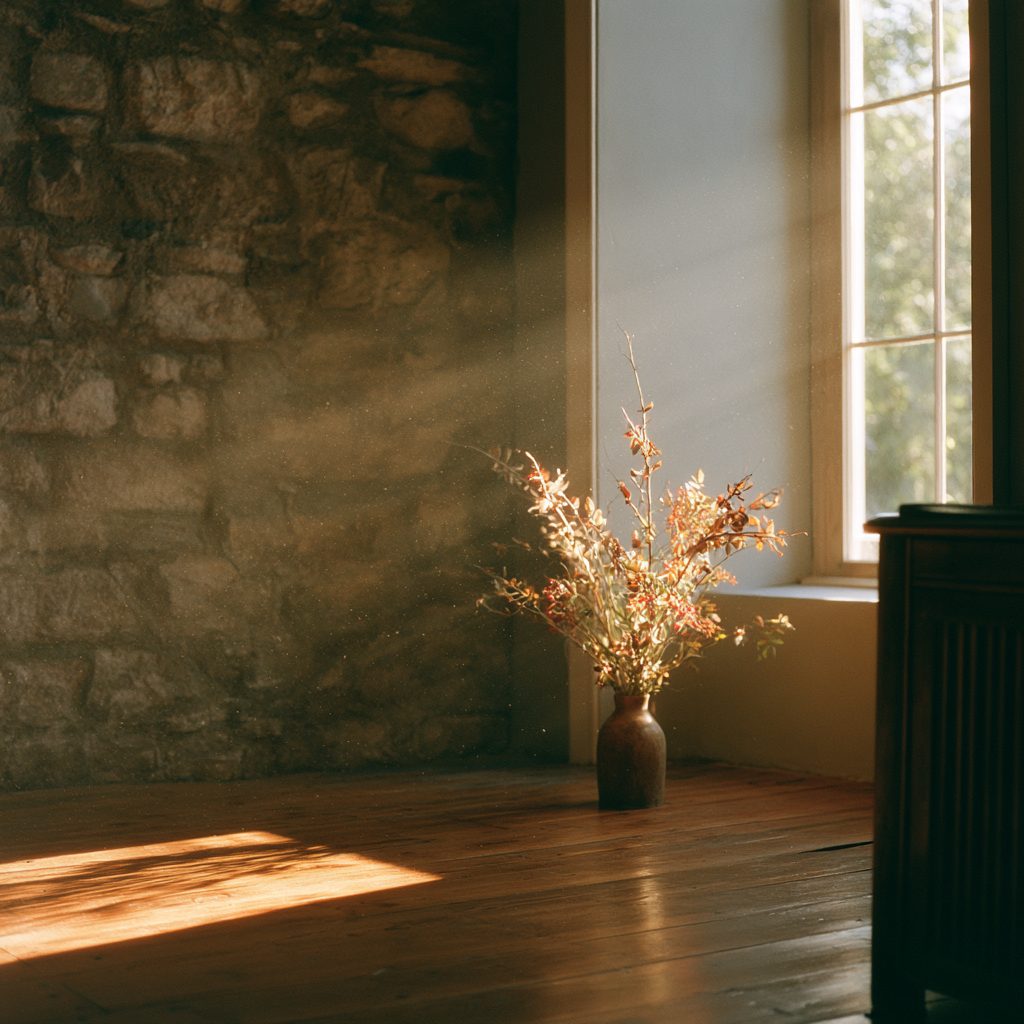 Light through glass